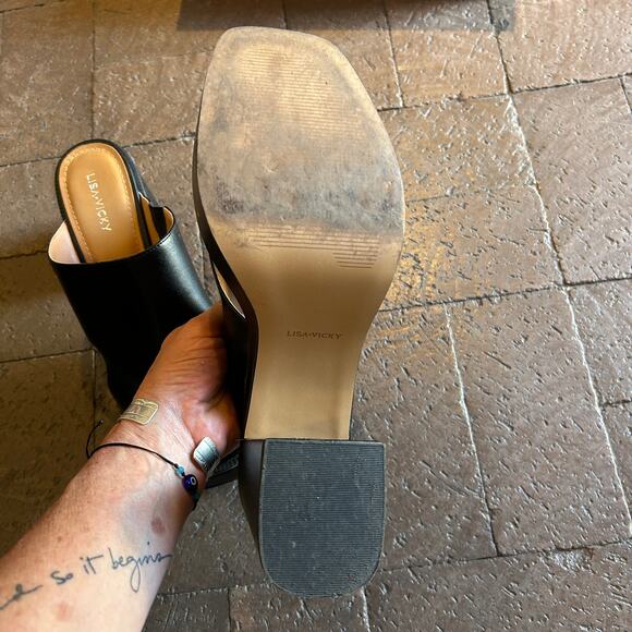 lisa vicky jetset v platforms in black sheep napa - Picture 6 of 9